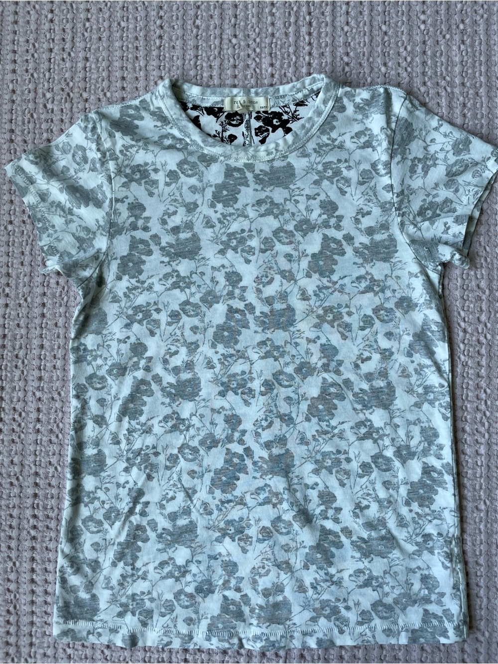 Rag & Bone Floral Print T-Shirt XS/TP | Worn Once